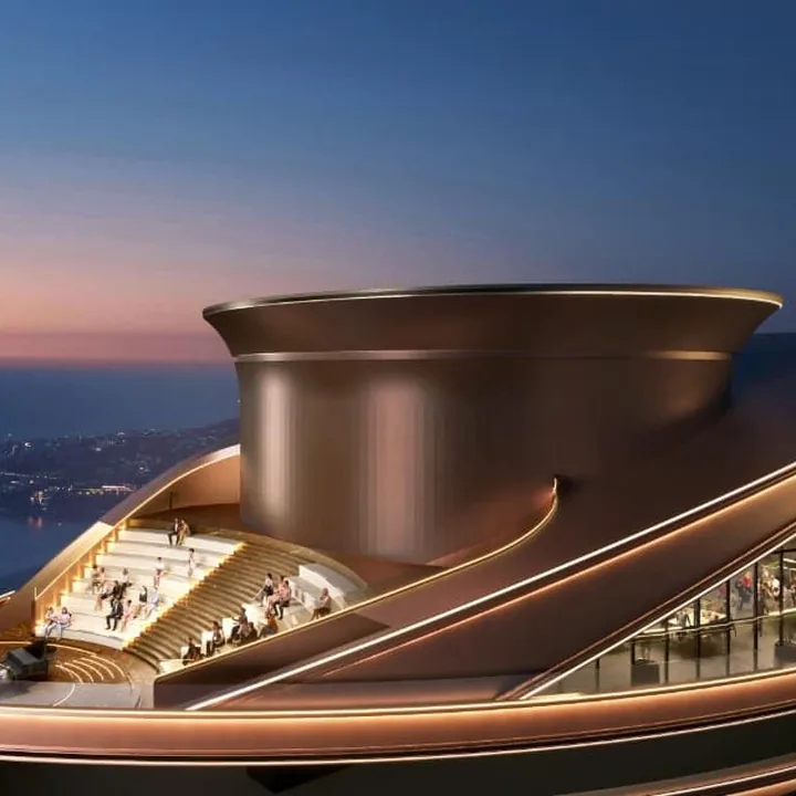 LINQ by Raghava — The sculpted crown capping each tower pair