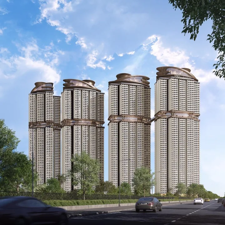 LINQ by Raghava — All four towers in their two sky-bridge-linked pairs